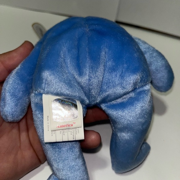 Mint RARE Retired TY Beanie Baby AMERICA the Bear With Tag Errors - Picture 4 of 5